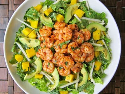 Dining with the Doc: Tropical Shrimp Salad with Honey Chipotle Dressing