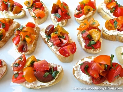 Dining with the Doc: Rustic Summer Bruschetta