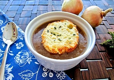 healthier French onion soup