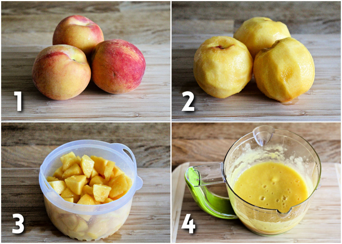 Steps for making homemade baby food
