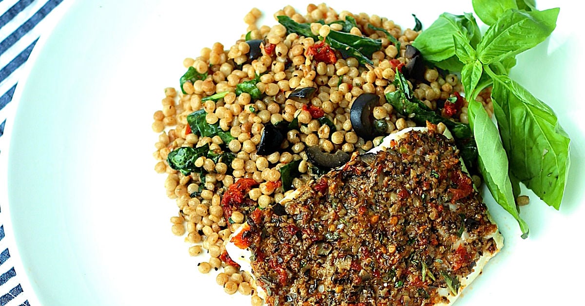 Baked Mediterranean White Fish (Low Carb)-FoodiePhysician