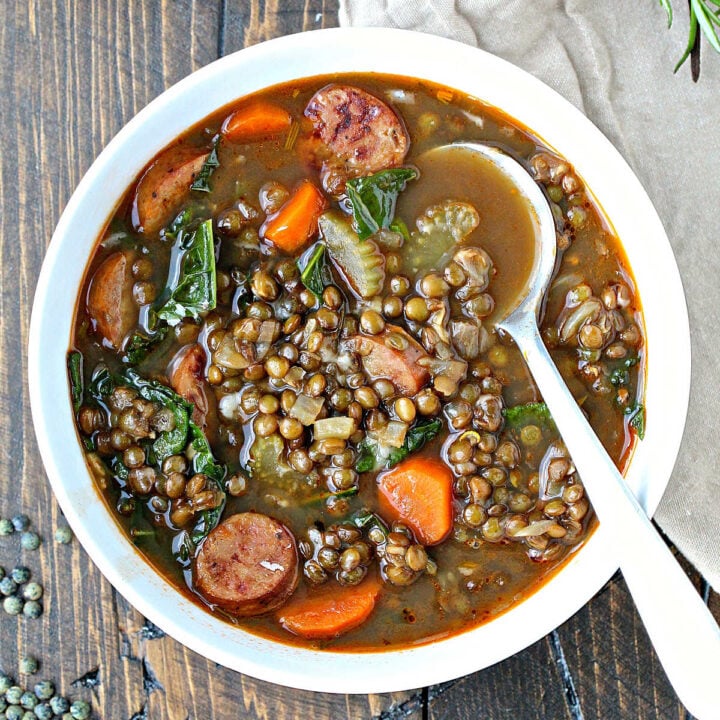 Lentil Soup with Sausage and Greens The Foodie Physician