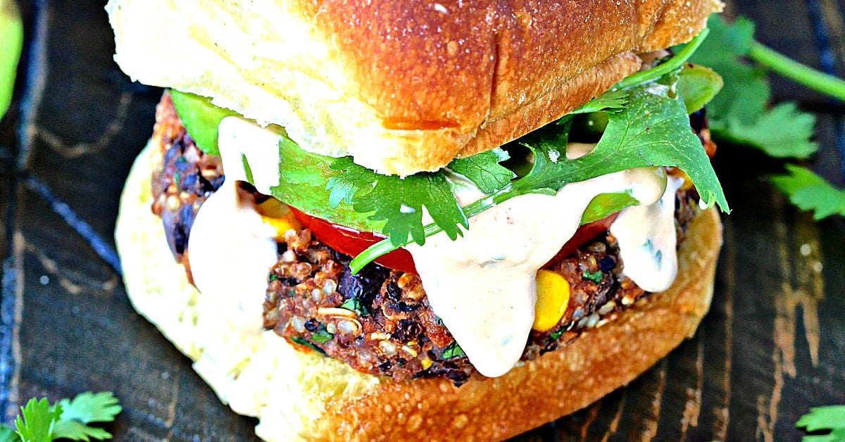 Black Bean & Quinoa Veggie Burgers The Foodie Physician