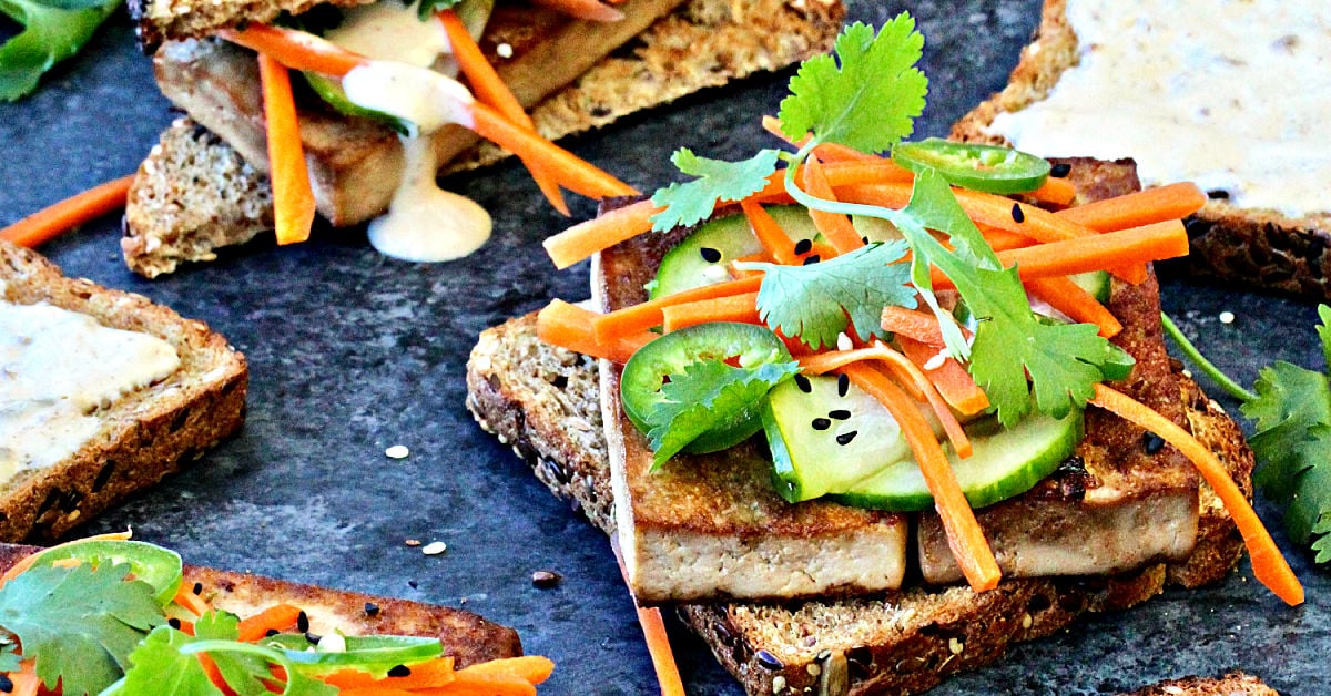 Crispy Tofu Banh Mi The Foodie Physician