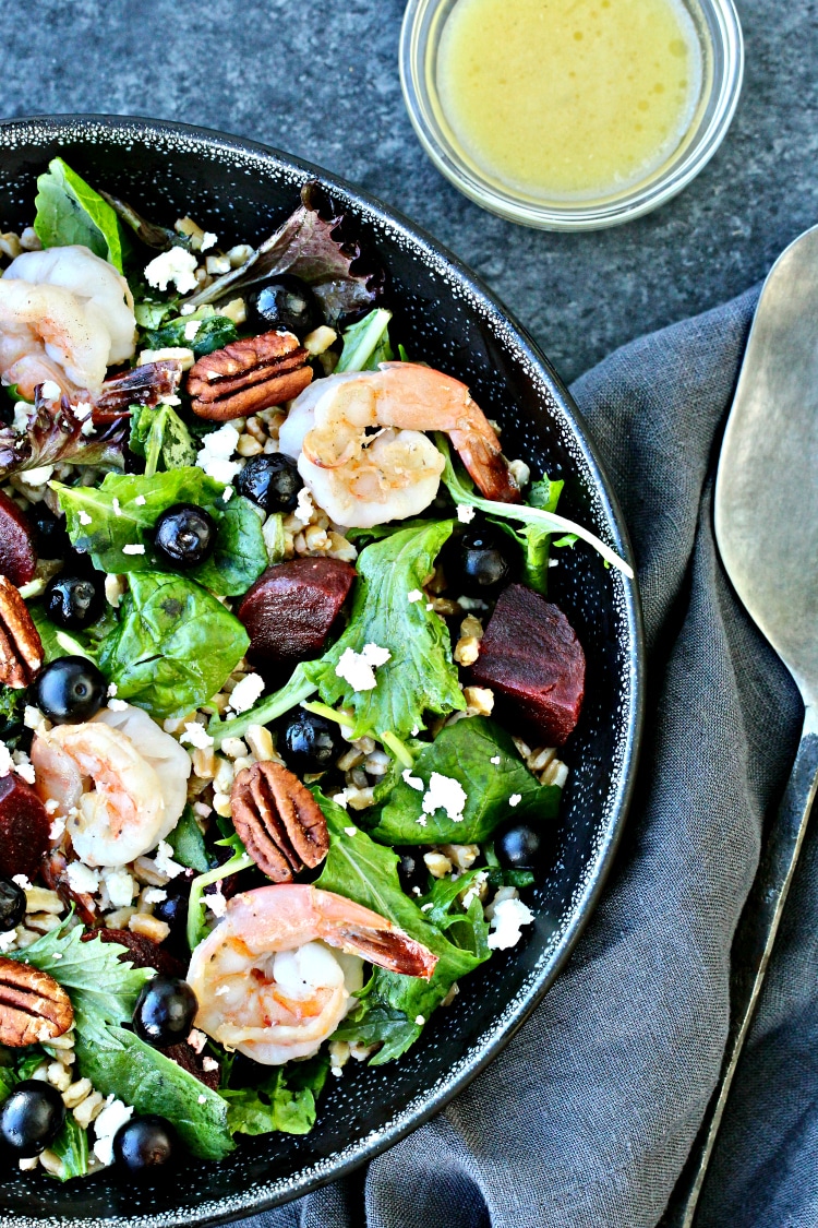 Blueberry Farro Salad