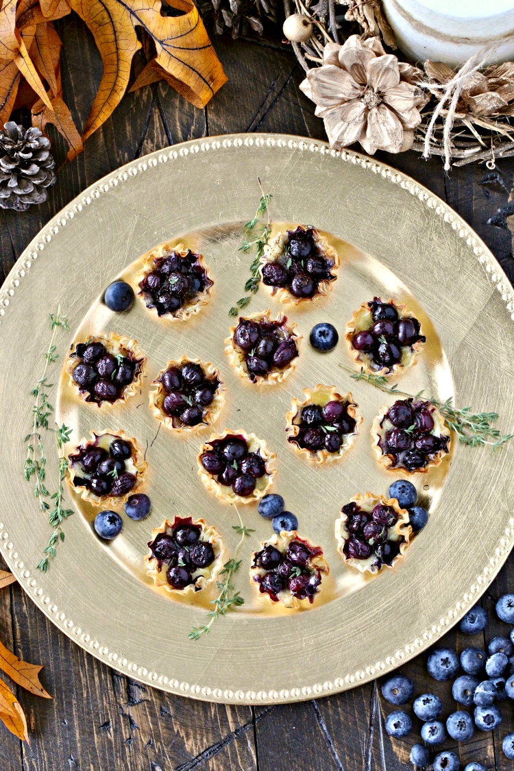 Blueberry Brie Bites