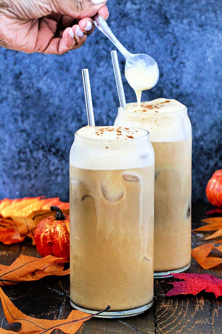 DairyFree Pumpkin Cream Cold Brew (Starbucks Copycat)