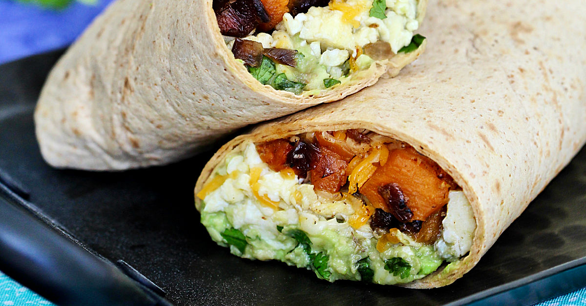 Healthy Make-Ahead Breakfast Burritos