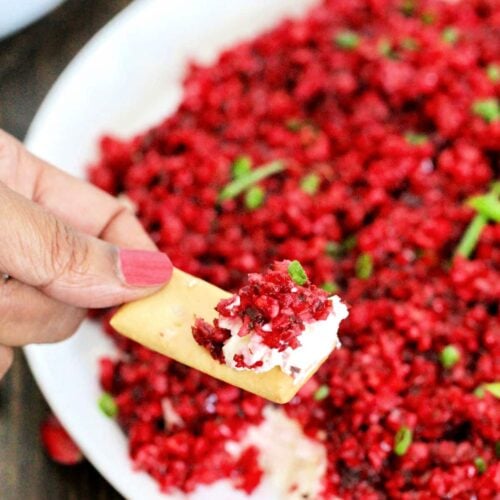 Cranberry Jalapeño Cream Cheese Dip Foodie Physician