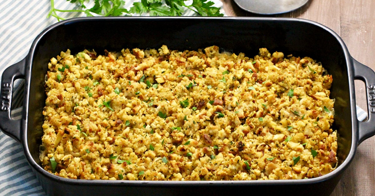 Turkey and Stuffing Casserole (Perfect for Leftover Turkey)